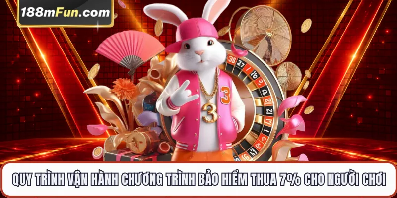 Quy trình vận hành chương trình bảo hiểm thua 7% cho người chơi 188M